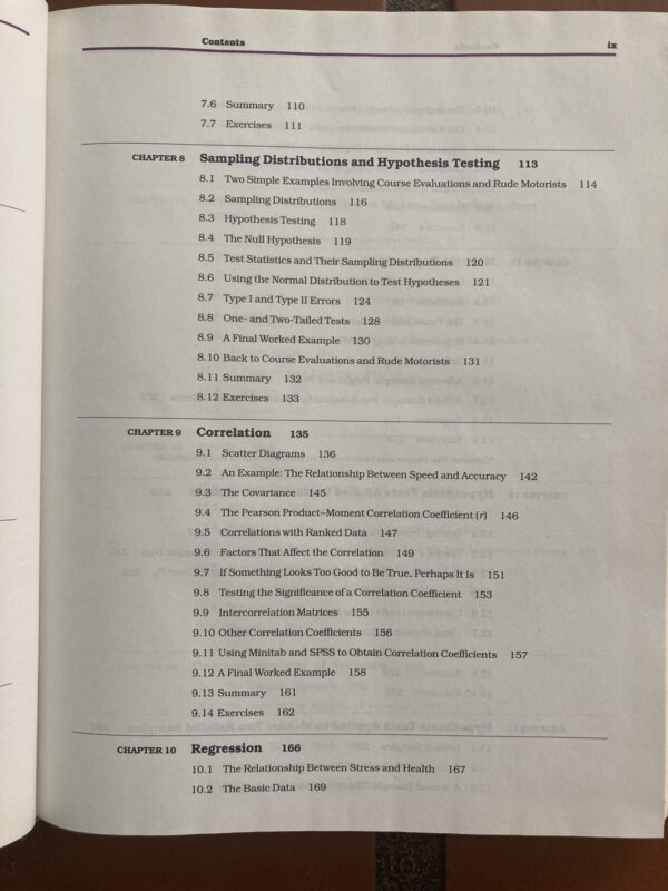 Fundamental Statistics For The Behavioral Sciences – David C Howell secondhand book