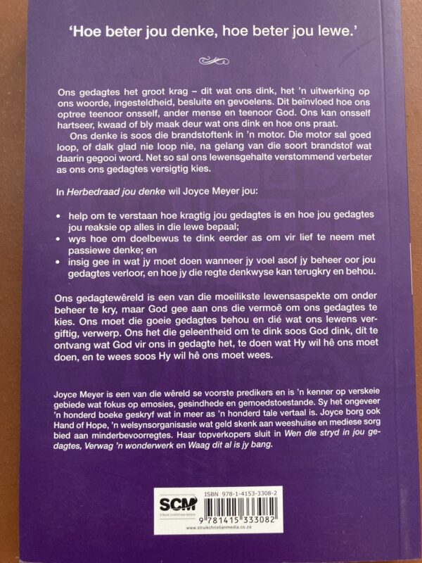 Herbedraad Jou Denke – Joyce Meyer secondhand book