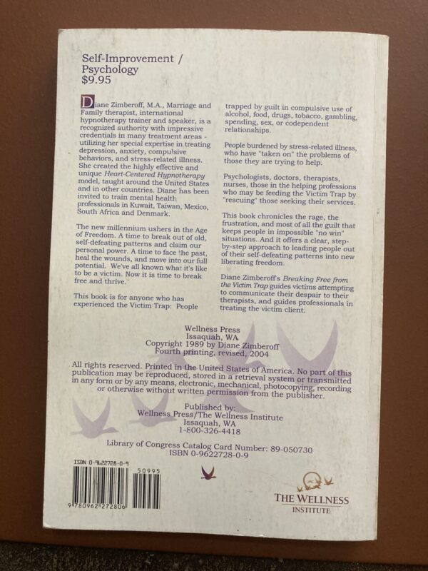 Breaking Free From The Victim Trap – Diane Zimberoff secondhand book
