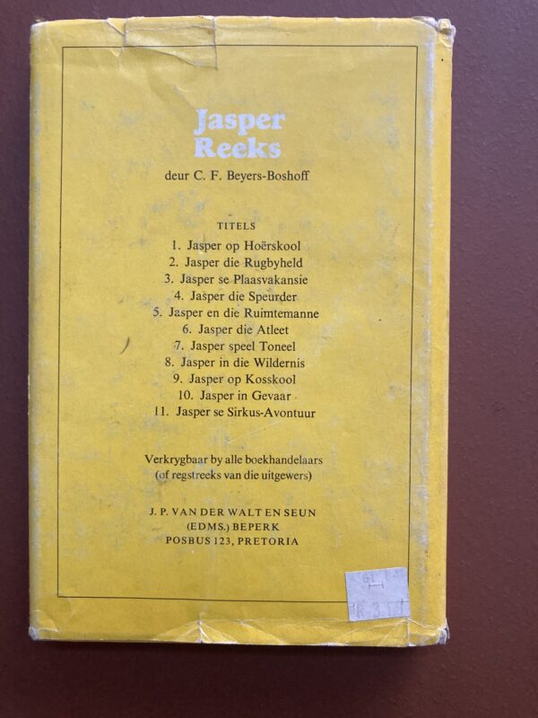 Jasper Die Atleet – Beyers Boshoff secondhand book