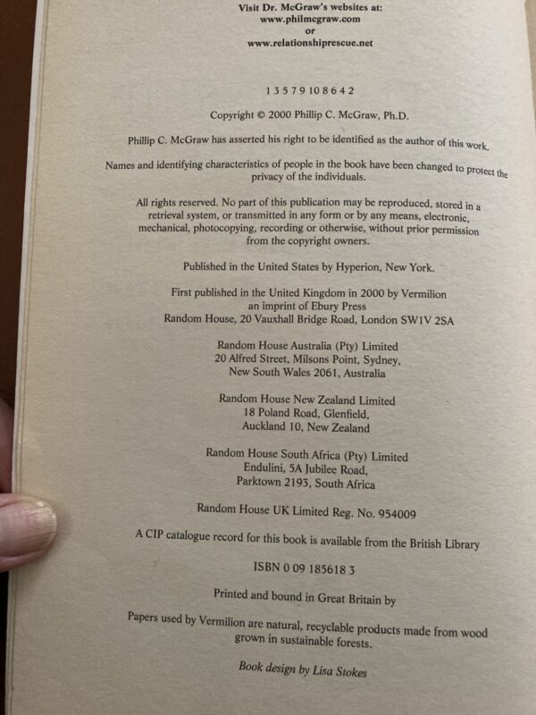 Relationship Rescue – Phil McGraw secondhand book