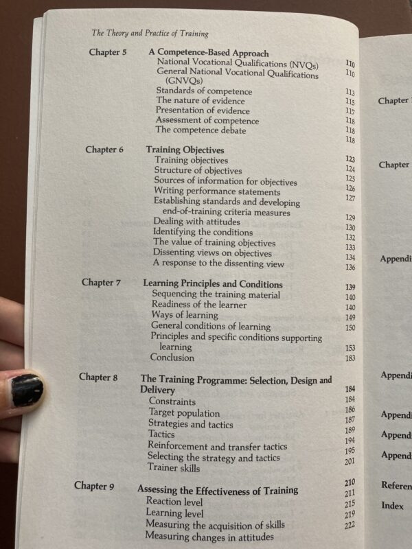 The Theory And Practice Of Training – Roger Buckley, Jim Caple secondhand book