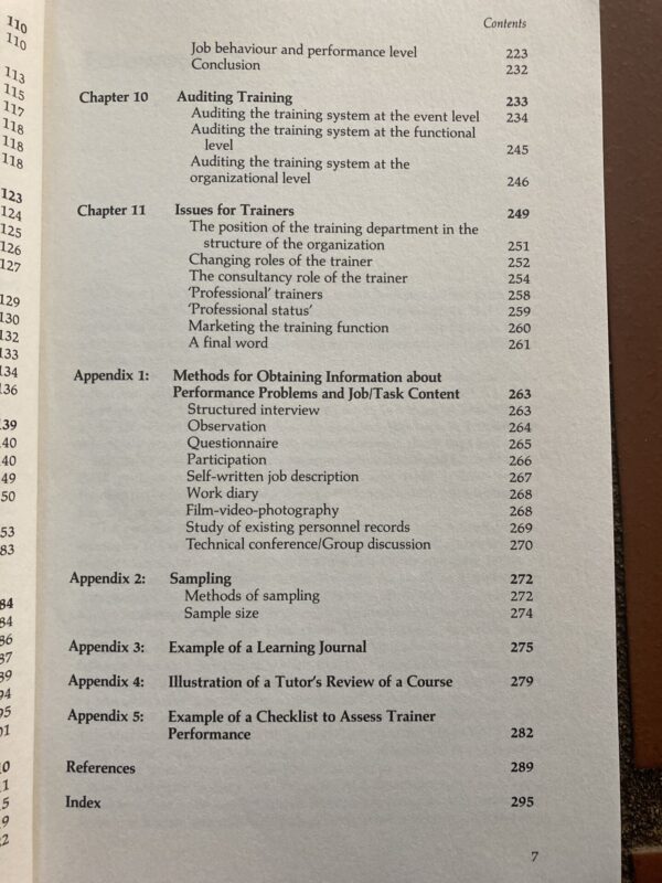 The Theory And Practice Of Training – Roger Buckley, Jim Caple secondhand book
