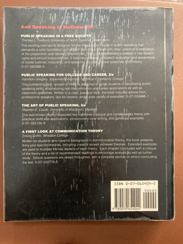 Human Communication – Stewart L. Tubbs, Sylvia Moss secondhand book