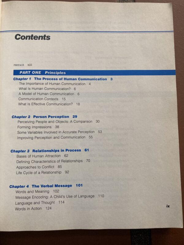 Human Communication – Stewart L. Tubbs, Sylvia Moss secondhand book