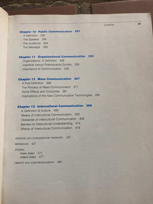 Human Communication – Stewart L. Tubbs, Sylvia Moss secondhand book