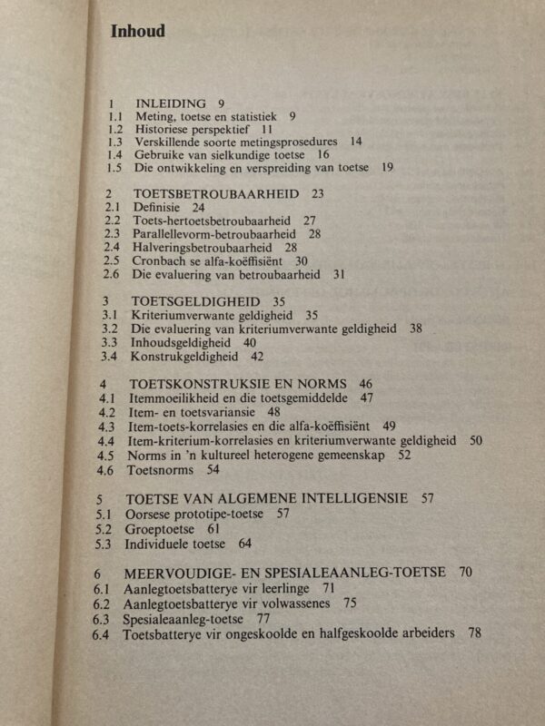 Sielkundige Meting: ‘n Inleiding – GK Huysamen secondhand book