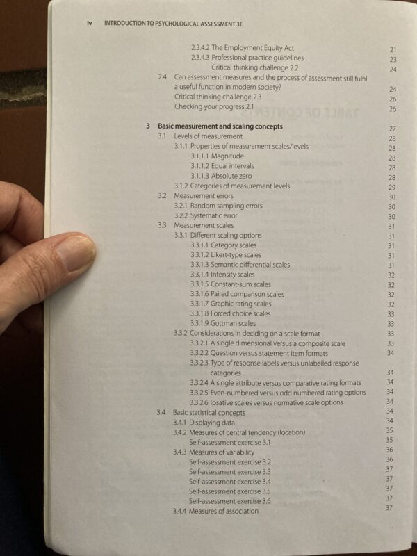 Introduction To Psychological Assessment – Foxcroft, Roodt secondhand book