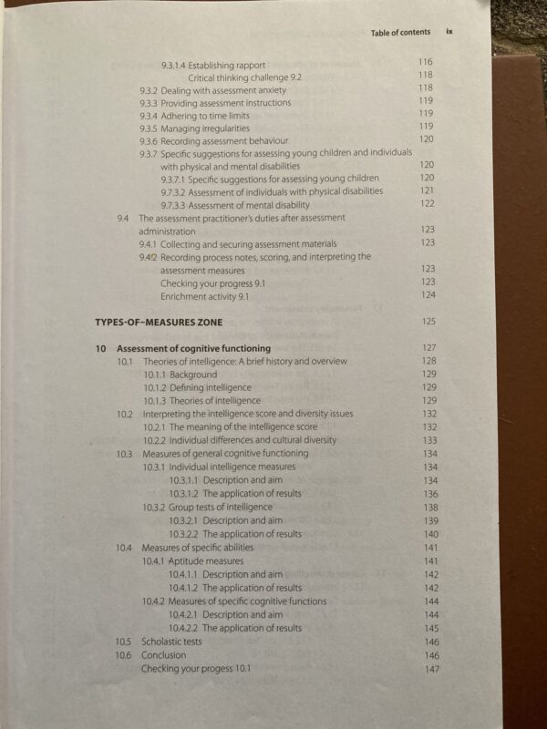Introduction To Psychological Assessment – Foxcroft, Roodt secondhand book