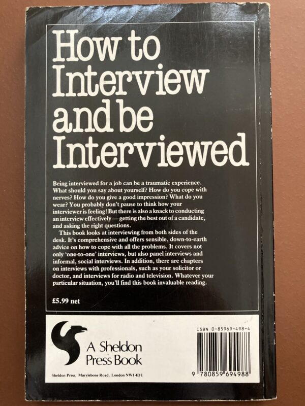 How To Interview And Be Interviewed – Brown, Brandreth secondhand book