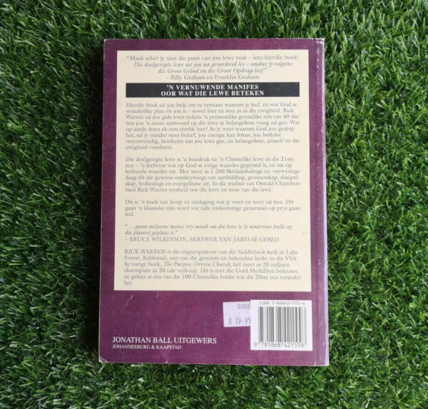 Die Doelgerigte Lewe – Rick Warren secondhand book