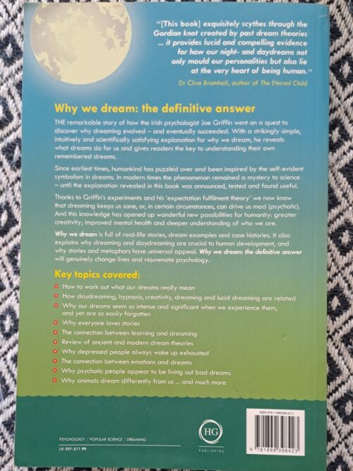 Why We Dream: The Definitive Answer – Joe Griffin, Ivan Tyrrell secondhand book
