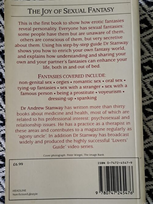 The Joy Of Sexual Fantasy – Dr Andrew Stanway secondhand book