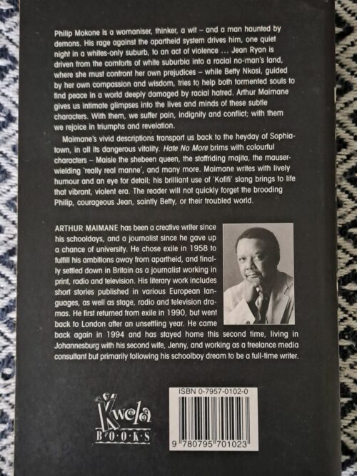 Hate No More – Arthur Maimane secondhand book