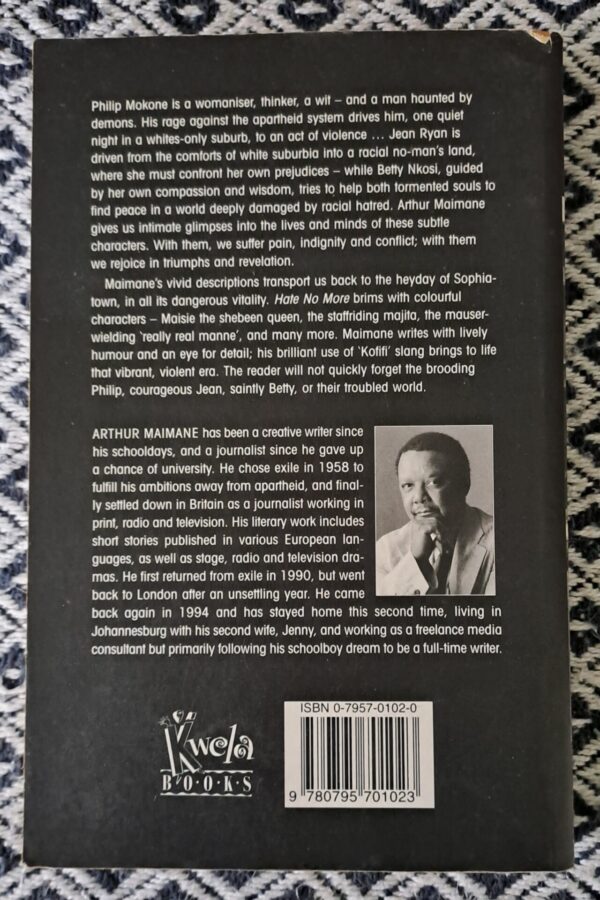 Hate No More – Arthur Maimane secondhand book