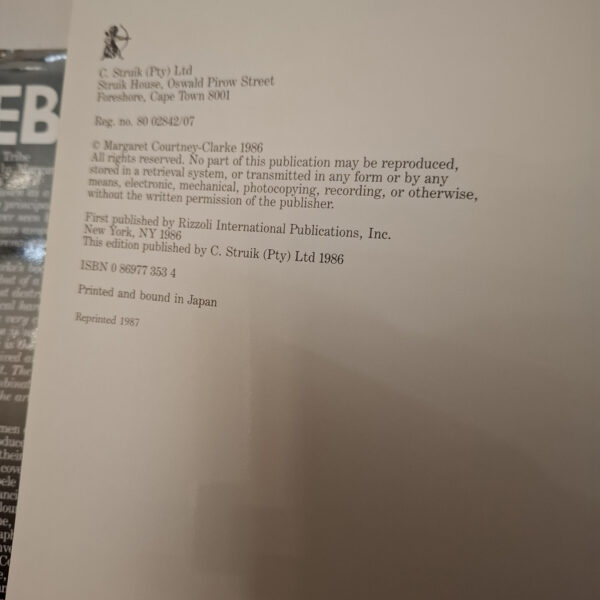 Ndebele: The Art Of An African Tribe – Margaret Courtney-Clarke secondhand book