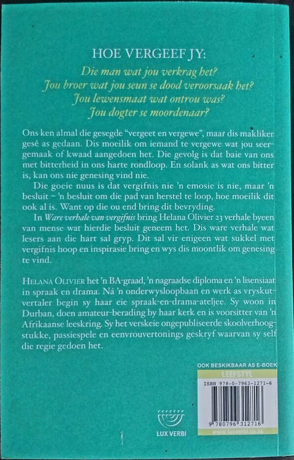 Ware Verhale Van Vergifnis – Helana Olivier secondhand book