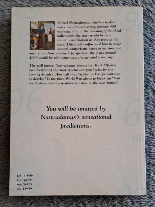 The New Prophecies Of Nostradamus – Kurt Allgeier secondhand book