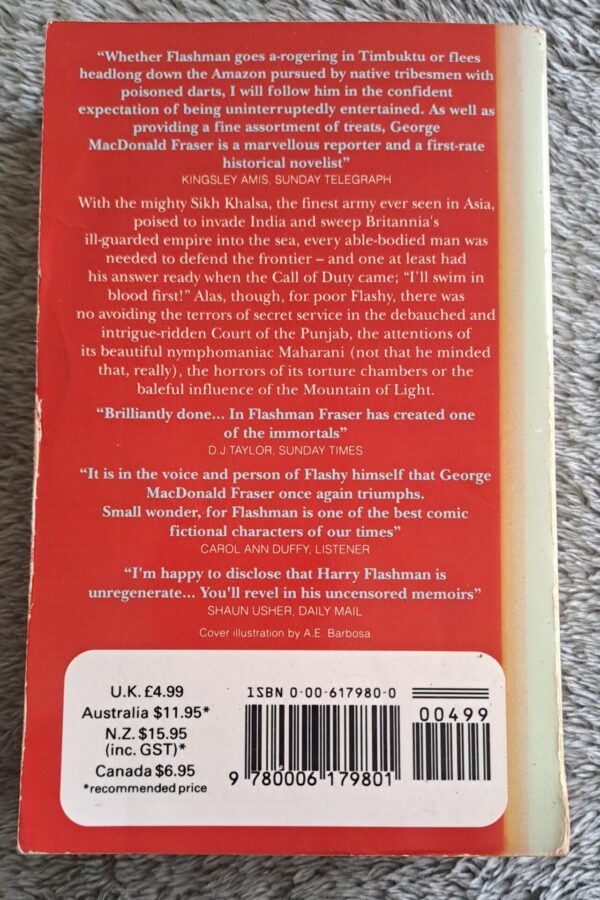 Flashman And The Mountain Of Light – George MacDonald Fraser secondhand book