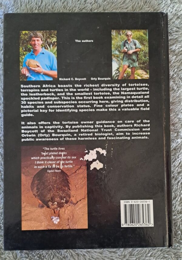 The Southern African Tortoise Book – Richard C. Boycott, Ortwin Bourquin secondhand book