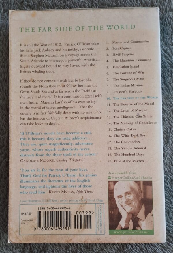 The Far Side Of The World – Patrick O’ Brian secondhand book