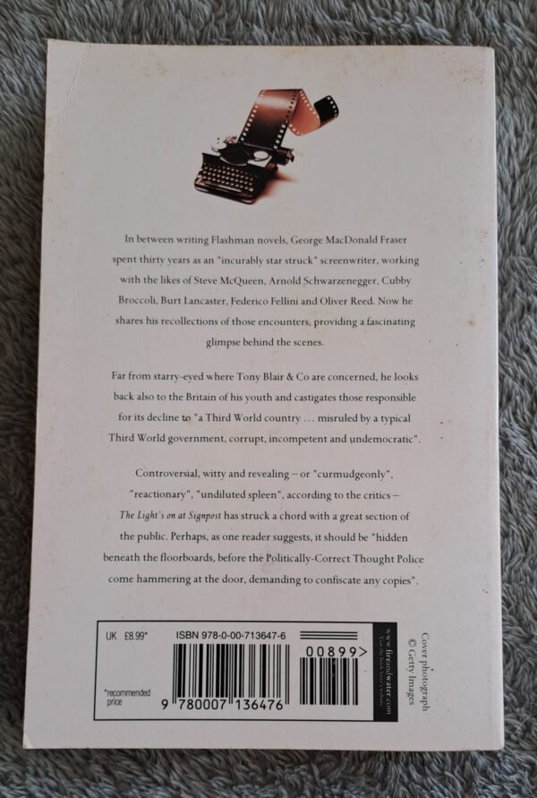 The Light’s On At Signpost – George MacDonald Fraser secondhand book