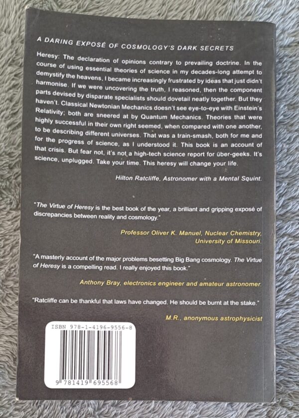 The Virtue Of Heresy – Hilton Ratcliffe secondhand book