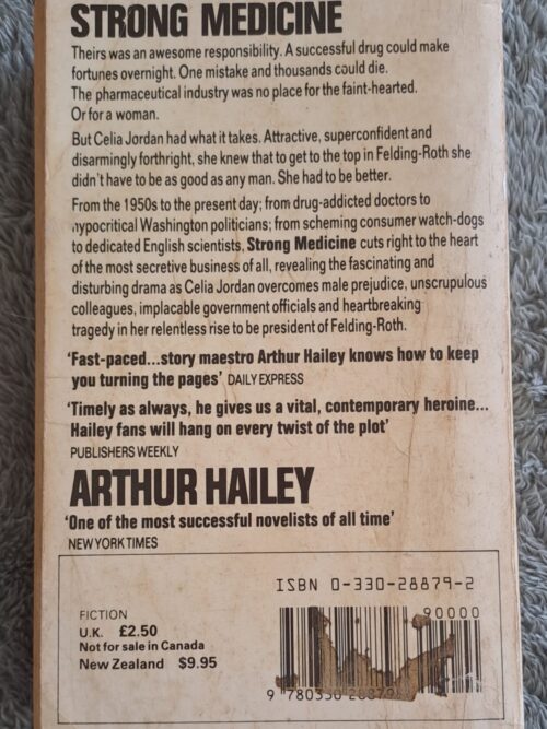 Strong Medicine – Arthur Hailey secondhand book