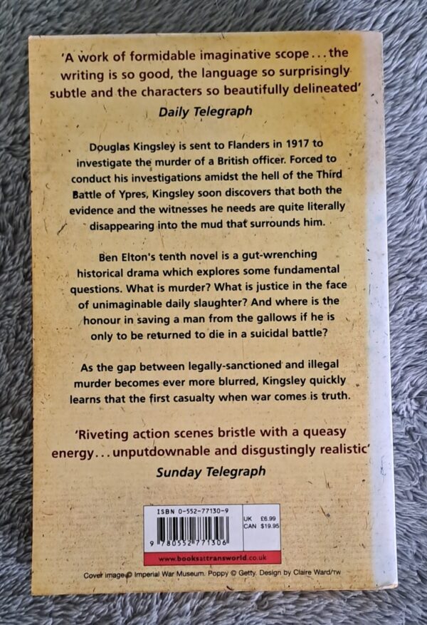 The First Casualty – Ben Elton secondhand book