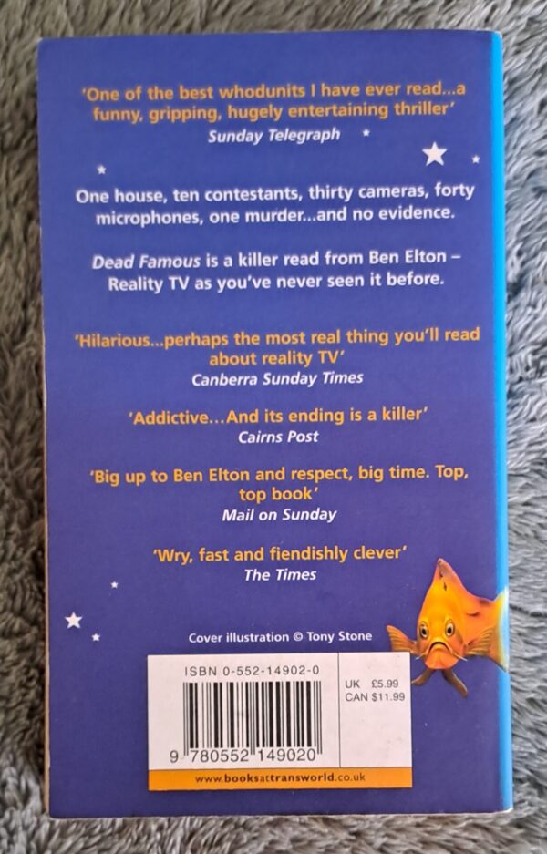 Dead Famous – Ben Elton secondhand book
