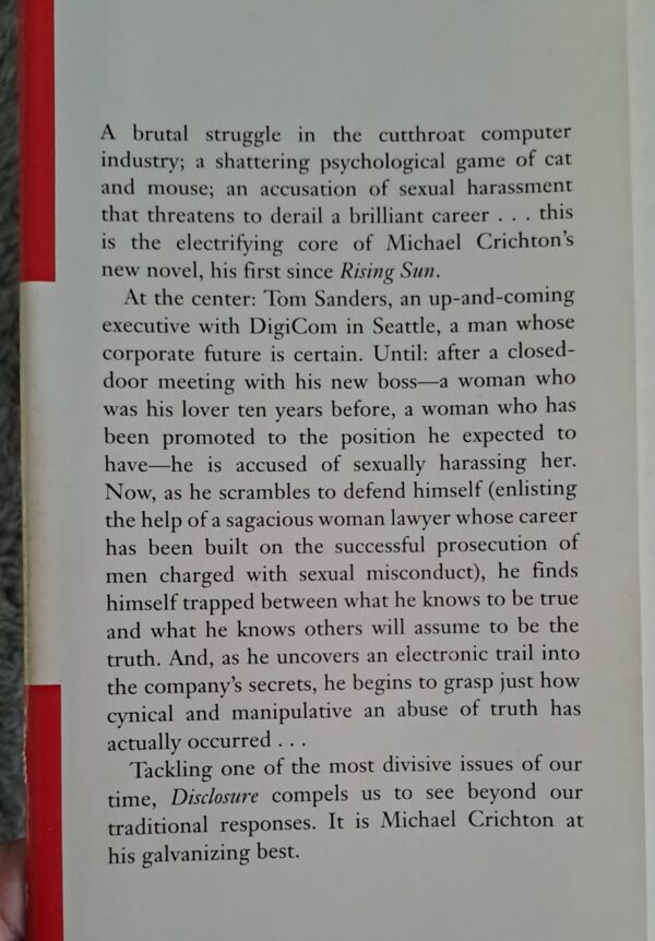 20251012_154722 Disclosure – Michael Crichton secondhand book