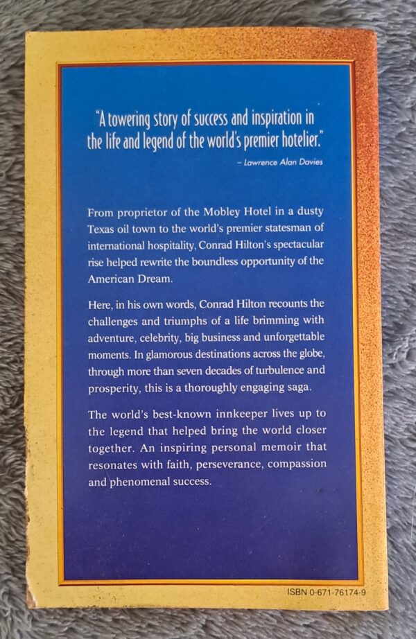 20251012_154820 Be My Guest – Conrad Hilton secondhand book