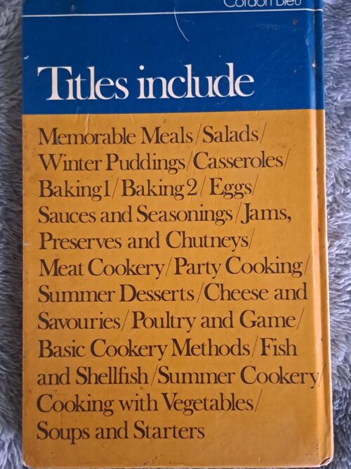 Soups And Starters – Cordon Bleu secondhand book