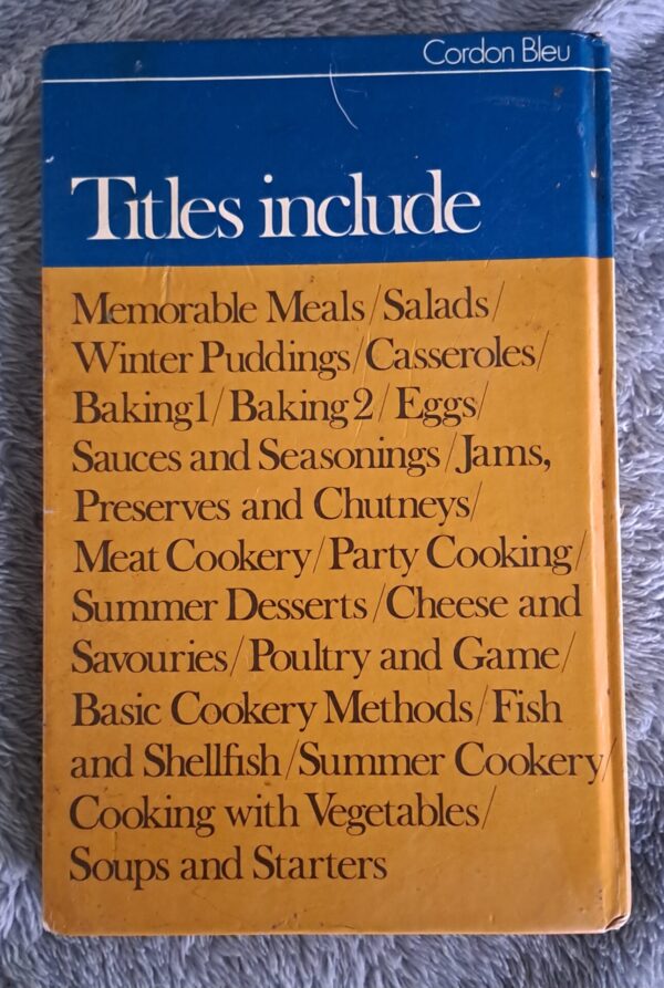 Soups And Starters – Cordon Bleu secondhand book
