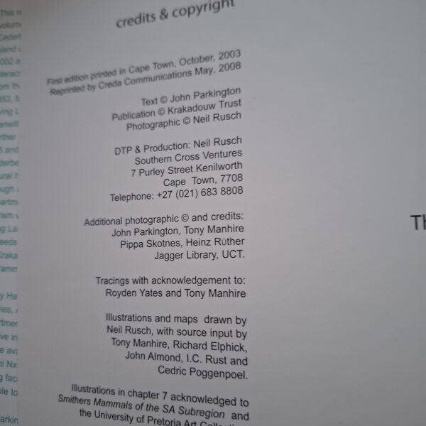 Cederberg Rock Paintings: Follow the San – John Parkington secondhand book