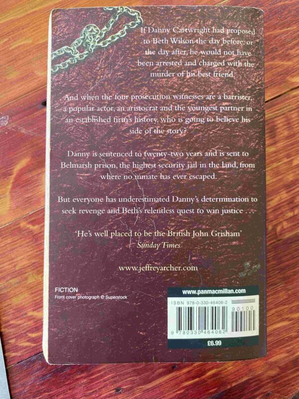 A Prisoner Of Birth – Jeffrey Archer secondhand book