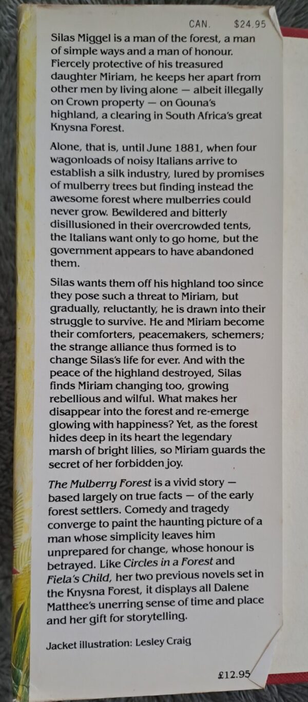 The Mulberry Forest – Dalene Matthee secondhand book