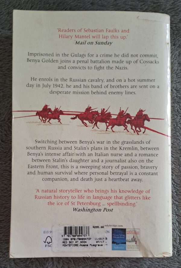 Red Sky At Noon – Simon Sebag Montefiore secondhand book