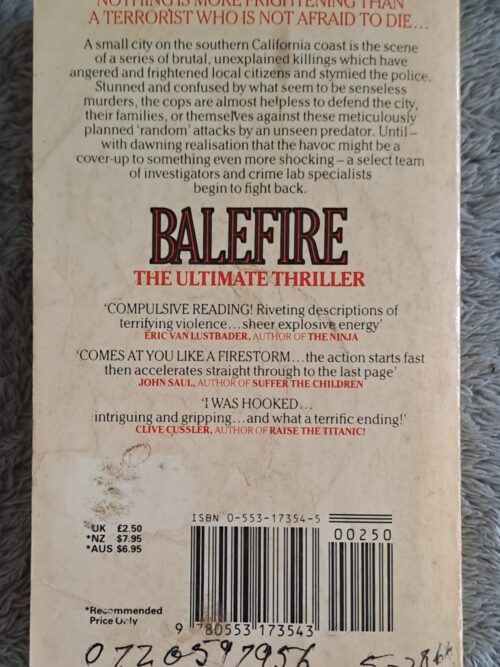Balefire – Kenneth Goddard secondhand book