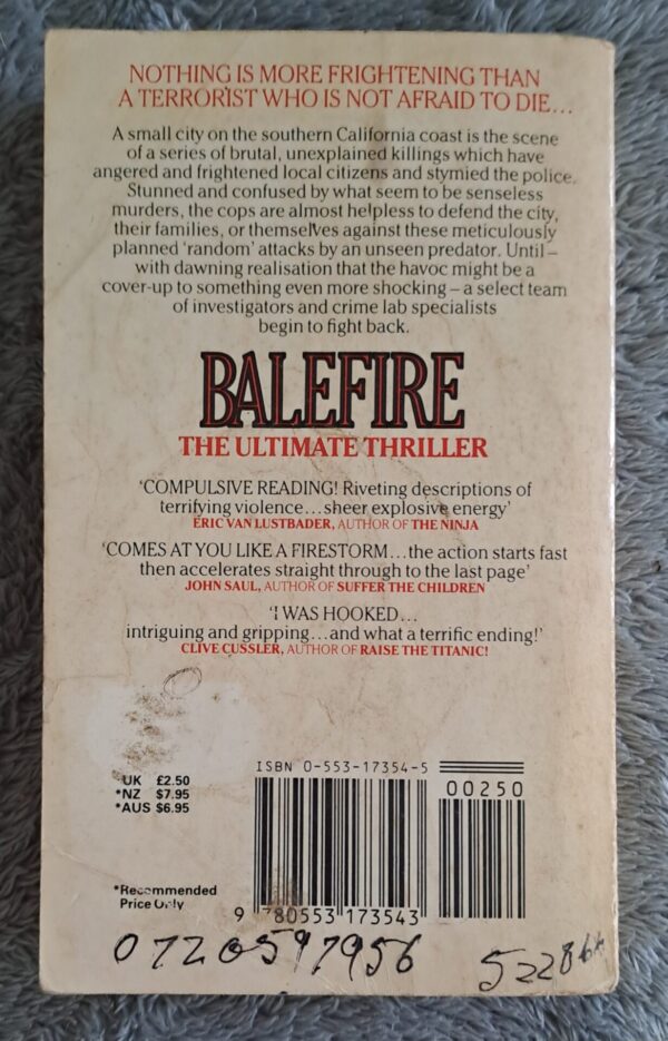 Balefire – Kenneth Goddard secondhand book