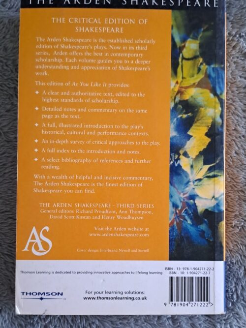 The Arden Shakespeare: As You Like It – Juliet Dusinberre secondhand book