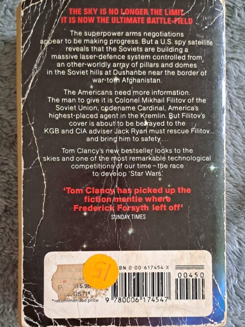 The Cardinal Of The Kremlin – Tom Clancy secondhand book
