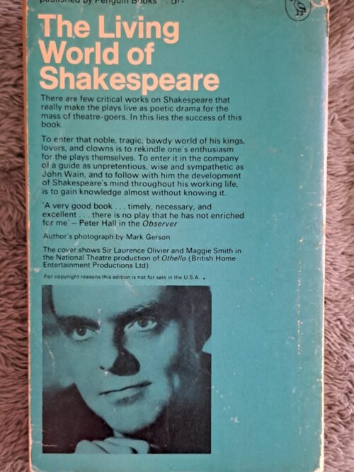 The Living World Of Shakespeare: A Playgoers Guide – John Wain secondhand book