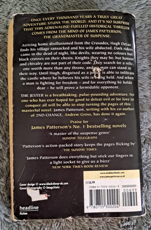 The Jester – James Patterson, Andrew Gross secondhand book