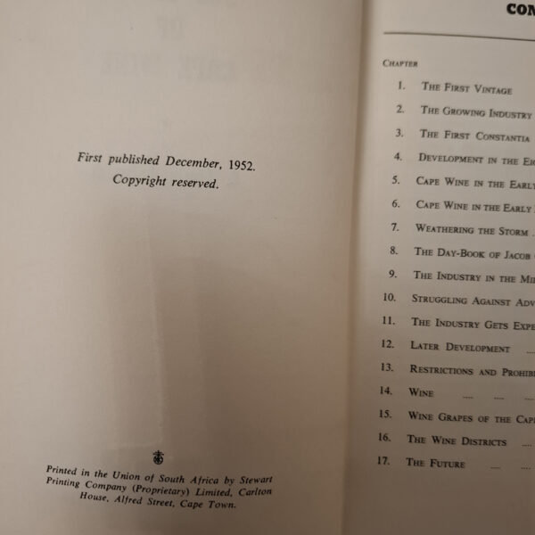 300 Years Of Cape Wine – C. Louis Leipoldt secondhand book