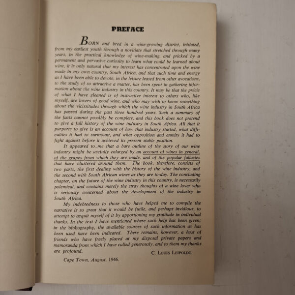 300 Years Of Cape Wine – C. Louis Leipoldt secondhand book