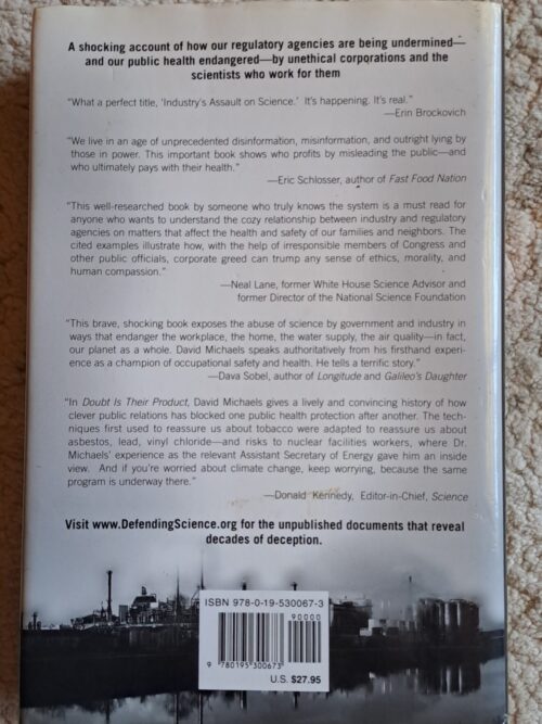 Doubt Is Their Product – David Michaels secondhand book