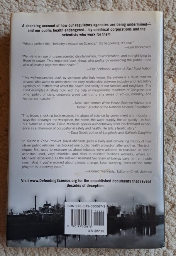 Doubt Is Their Product – David Michaels secondhand book