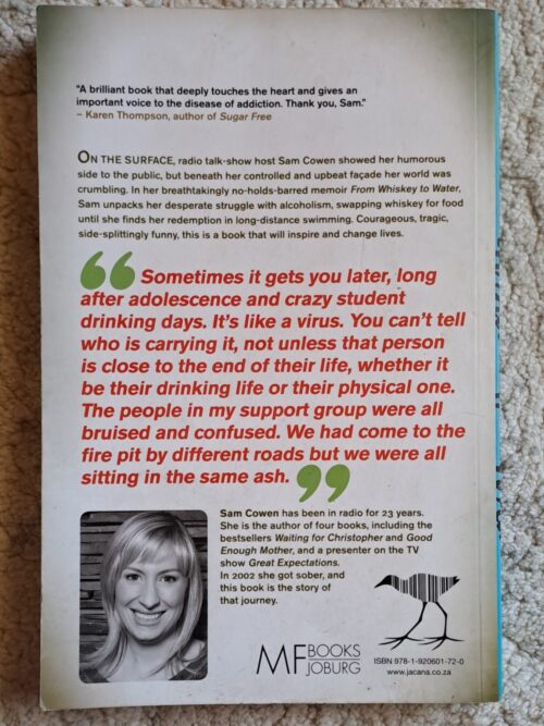 From Whiskey To Water – Sam Cowen secondhand book