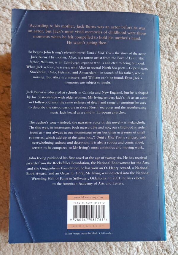 Until I Find You – John Irving secondhand book